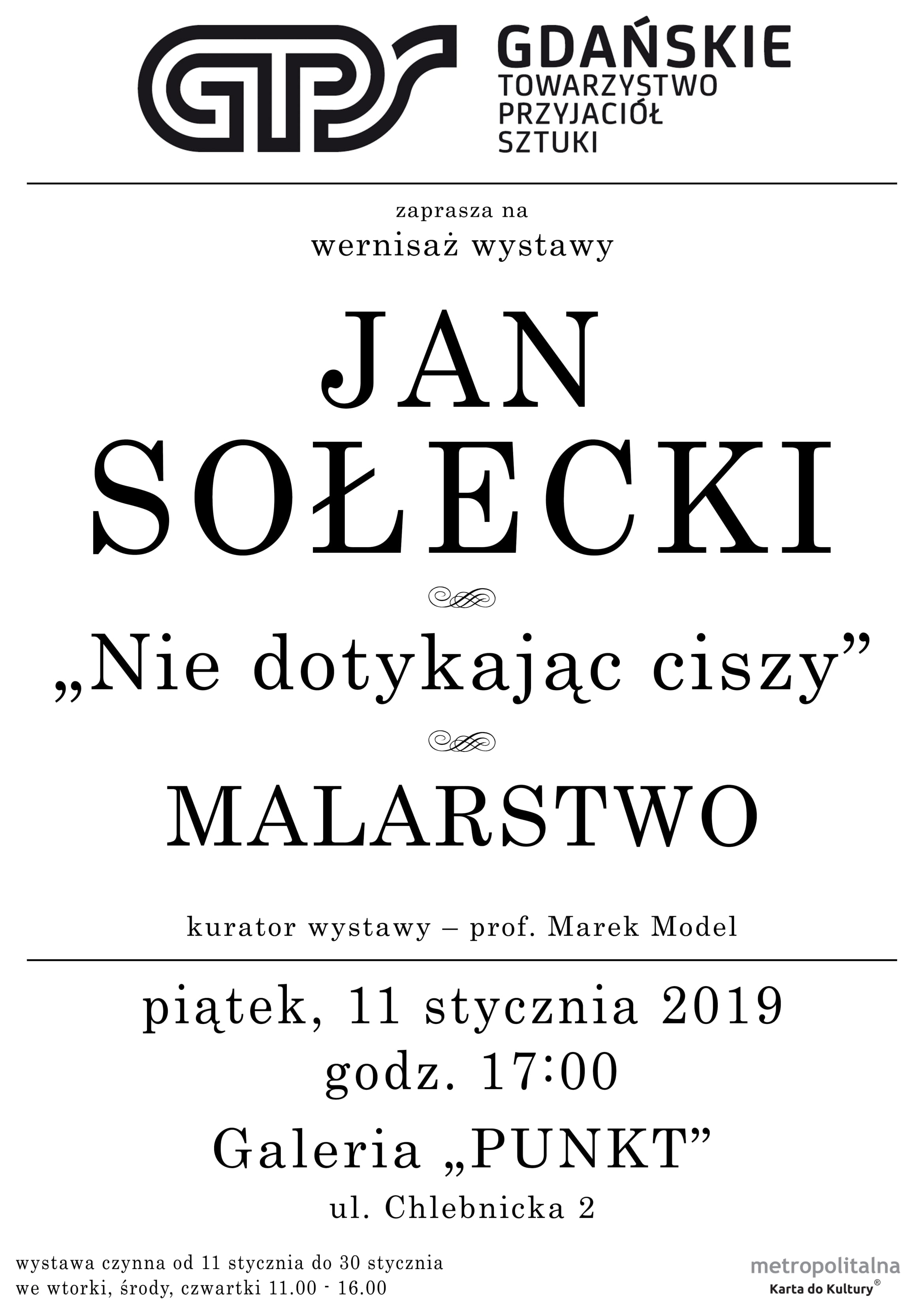 Jan Sołecki wernisaż