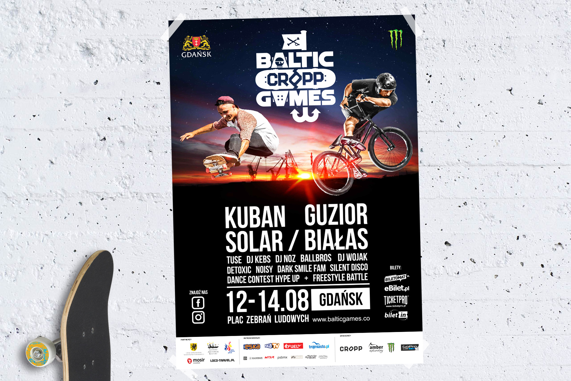 Plakat Cropp Baltic Games