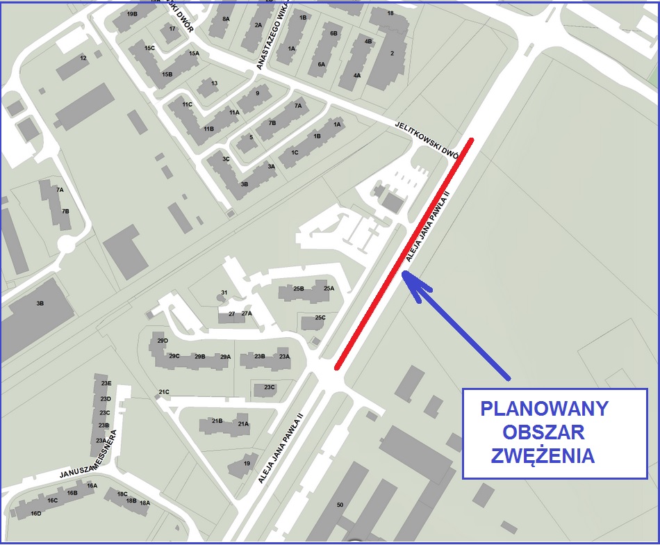 Planowany Obszar Zwężenia