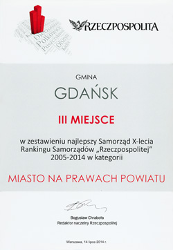 Gdańsk II miejsce