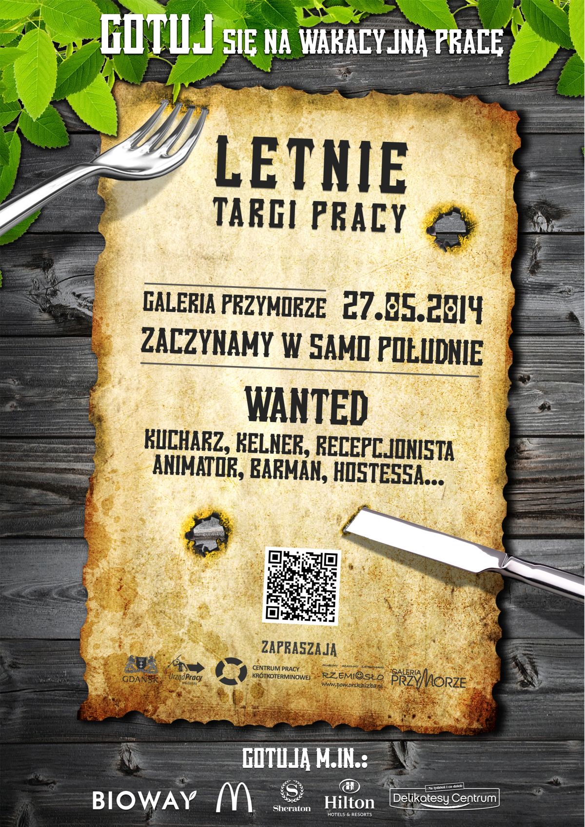 letnie targi pracy plakat poziom